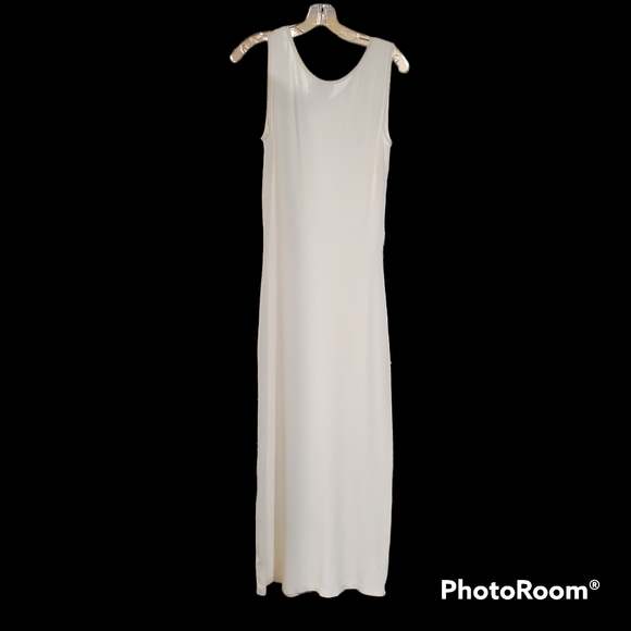 Laurel by Escada White Knit Swim Cover Up / Dress, Sz 40 / US 10 - Picture 2 of 5